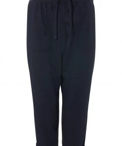 M&Co Blue Petite Cropped Linen Trousers -M&Co Sales Shop unnamed file 462 scaled
