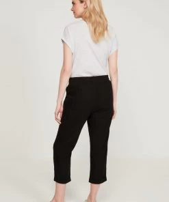 M&Co Black Linen Cropped Trousers -M&Co Sales Shop unnamed file 474 scaled