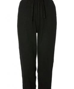M&Co Black Linen Cropped Trousers -M&Co Sales Shop unnamed file 477
