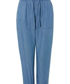 M&Co Blue Tencel Denim Crop Trousers -M&Co Sales Shop unnamed file 481 scaled