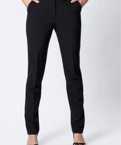 M&Co Black Tapered Leg Trousers