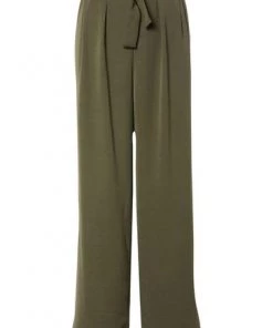 M&Co Green Tie Waist Wide Leg Trousers -M&Co Sales Shop unnamed file 504