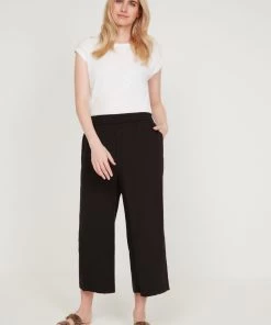 M&Co Black Crinkle Culotte Trousers -M&Co Sales Shop unnamed file 514 scaled