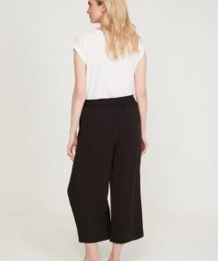 M&Co Black Crinkle Culotte Trousers -M&Co Sales Shop unnamed file 515 scaled
