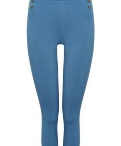 M&Co Petite Blue Cropped Stretch Trousers -M&Co Sales Shop unnamed file 538