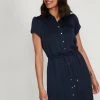 M&Co Blue Satin Midi Shirt Dress -M&Co Sales Shop unnamed file 592 scaled