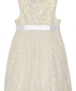 M&Co White K&C Sequin Dress