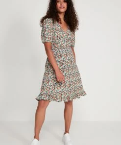 M&Co Orange Petite Ditsy Floral Dress -M&Co Sales Shop unnamed file 606 scaled