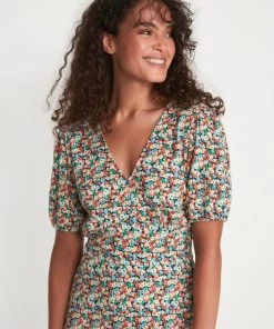 M&Co Orange Petite Ditsy Floral Dress -M&Co Sales Shop unnamed file 607 scaled