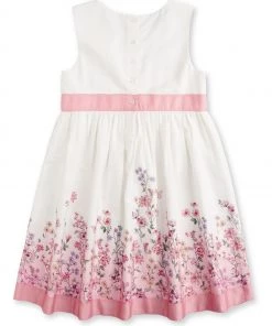 M&Co Cream K&C Border Print Dress -M&Co Sales Shop unnamed file 625 scaled