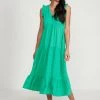 M&Co Green Dobby Frill Midi Dress -M&Co Sales Shop unnamed file 628 scaled