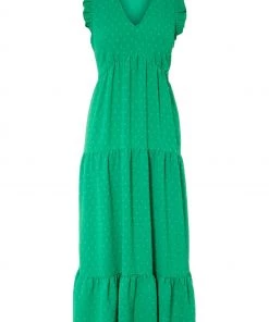 M&Co Green Dobby Frill Midi Dress -M&Co Sales Shop unnamed file 631 scaled