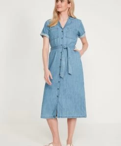 M&Co Blue Denim Midi Dress -M&Co Sales Shop unnamed file 646 scaled