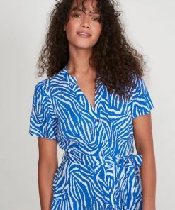 M&Co Petite Blue Zebra Shirt Dress -M&Co Sales Shop unnamed file 665 scaled