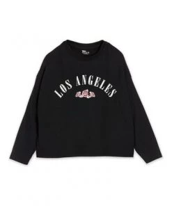 M&Co Los Angeles Black Long Sleeve Top -M&Co Sales Shop unnamed file 70