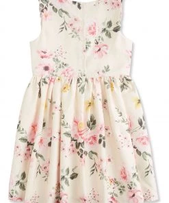 M&Co Cream K&C Floral Satin Dress -M&Co Sales Shop unnamed file 711 scaled