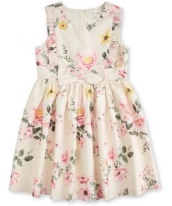 M&Co Cream K&C Floral Satin Dress -M&Co Sales Shop unnamed file 713
