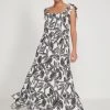 M&Co Black Leaf Print Tiered Dress -M&Co Sales Shop unnamed file 714 scaled