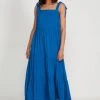 M&Co Blue Cheesecloth Tiered Midi Dress -M&Co Sales Shop unnamed file 727 scaled