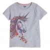 M&Co Grey Unicorn T-Shirt
