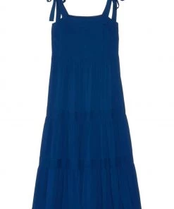M&Co Blue Cheesecloth Tiered Midi Dress -M&Co Sales Shop unnamed file 730 scaled
