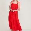 M&Co Red Cheesecloth Tiered Midi Dress -M&Co Sales Shop unnamed file 732 scaled
