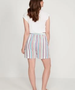 M&Co White Bright Stripe Shorts -M&Co Sales Shop unnamed file 771 scaled