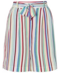 M&Co White Bright Stripe Shorts -M&Co Sales Shop unnamed file 774
