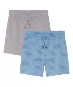 M&Co Blue Dino And Plain Shorts 2Pk -M&Co Sales Shop unnamed file 784
