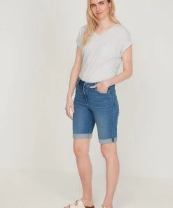 M&Co Blue Mid Length Denim Shorts -M&Co Sales Shop unnamed file 787 scaled