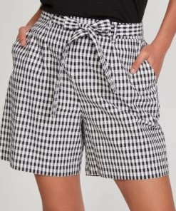 M&Co Gingham Black Shorts -M&Co Sales Shop unnamed file 801 scaled