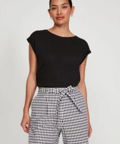 M&Co Gingham Black Shorts -M&Co Sales Shop unnamed file 802 scaled