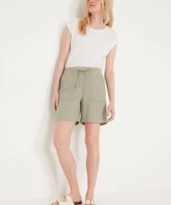 M&Co Green Linen Shorts -M&Co Sales Shop unnamed file 808 scaled