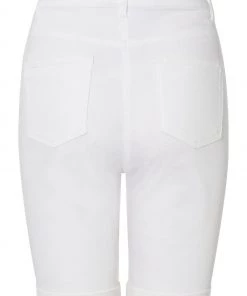 M&Co White Mid Length Denim Shorts -M&Co Sales Shop unnamed file 897 scaled