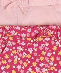 M&Co Pink Ditsy Floral Shorts 2 Pack -M&Co Sales Shop unnamed file 908 scaled