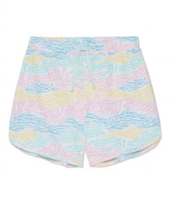 M&Co Yellow Zebra Print Shorts