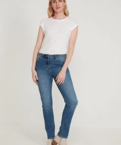 M&Co Blue Supersoft Slim Fit Jeans