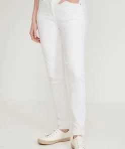 M&Co White Supersoft Slim Leg Jeans