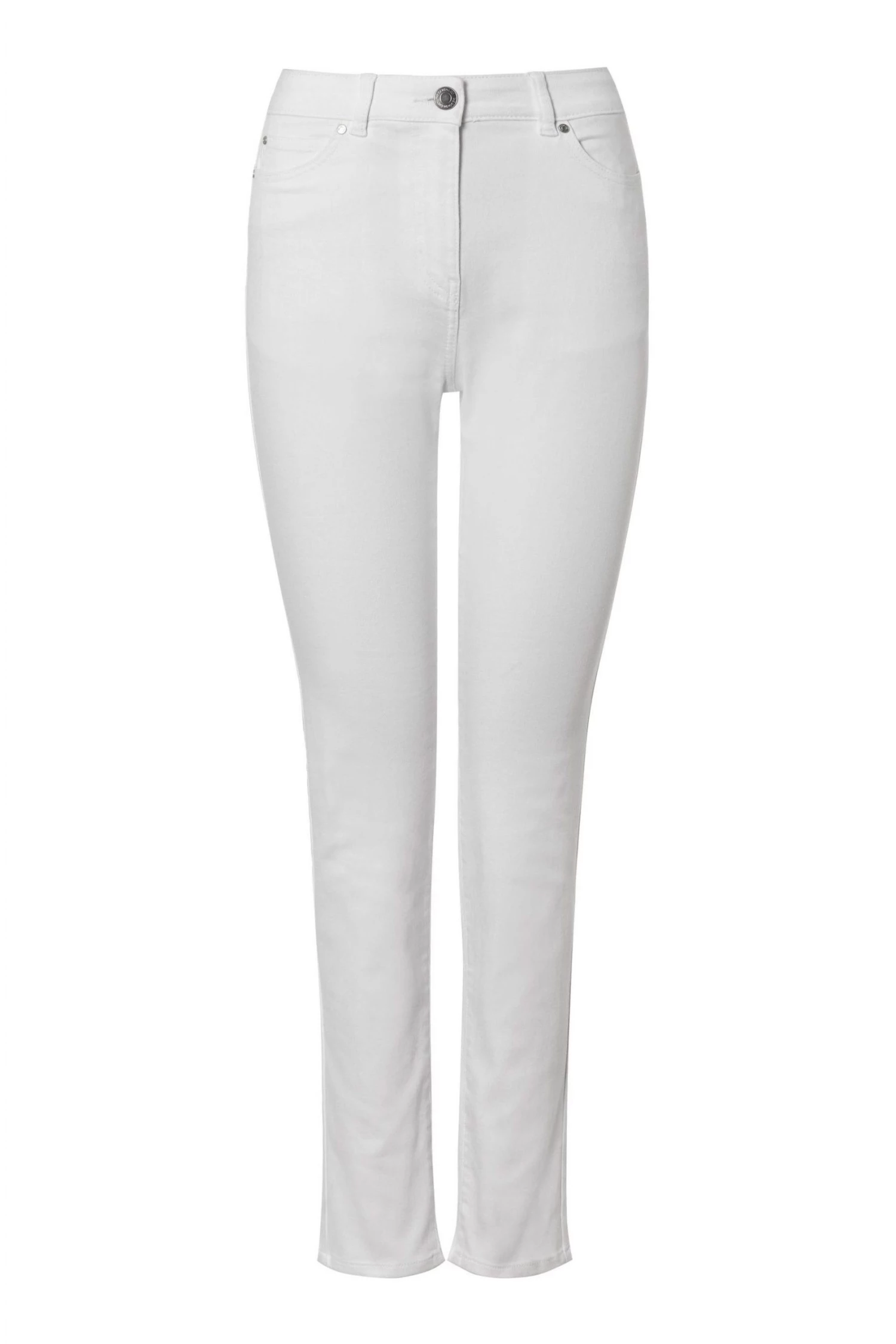 M&Co White Supersoft Slim Leg Jeans 6 M&Co White Supersoft Slim Leg Jeans - Image 4