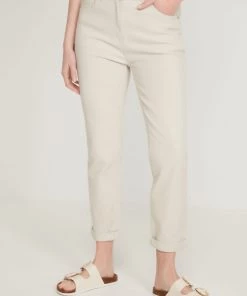 M&Co Cream Mom Jeans