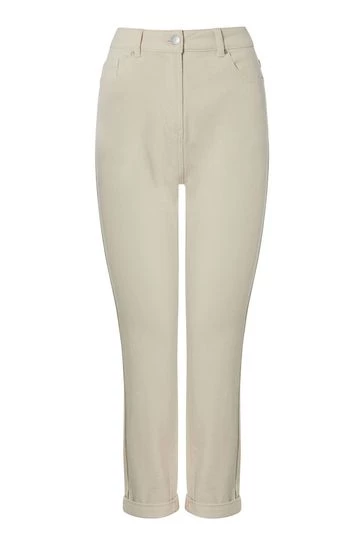 M&Co Cream Mom Jeans 9 M&Co Cream Mom Jeans - Image 7