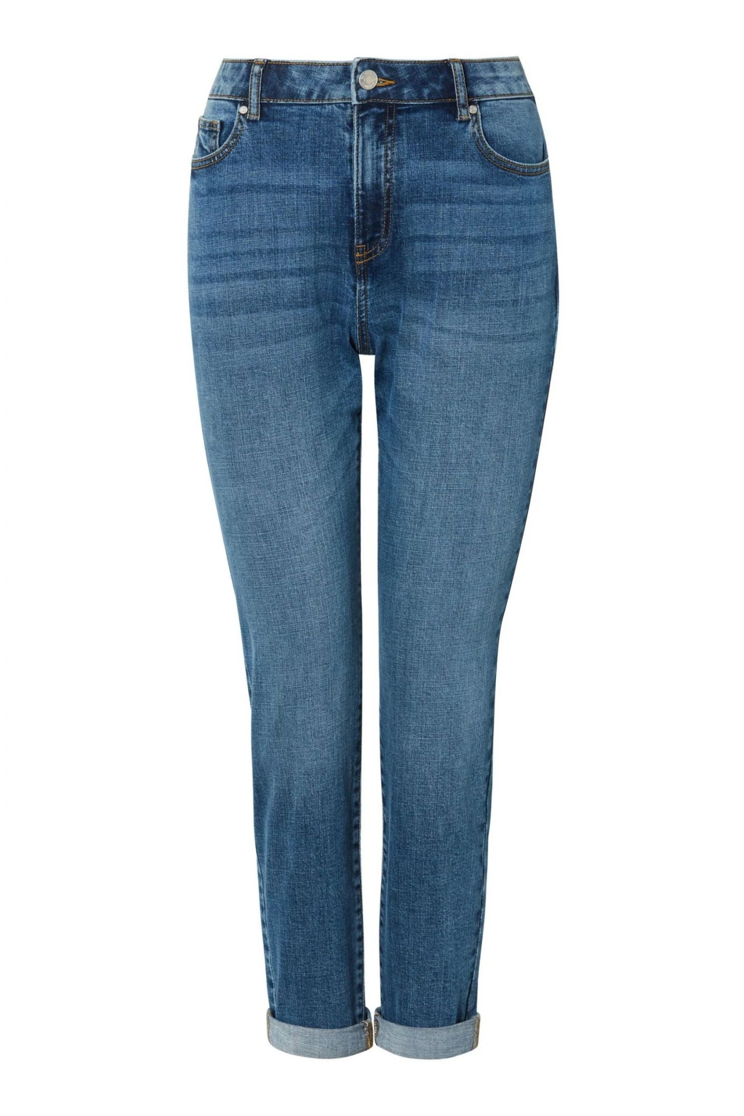 M&Co Blue Slim Leg Boyfriend Jeans 6 M&Co Blue Slim Leg Boyfriend Jeans - Image 4