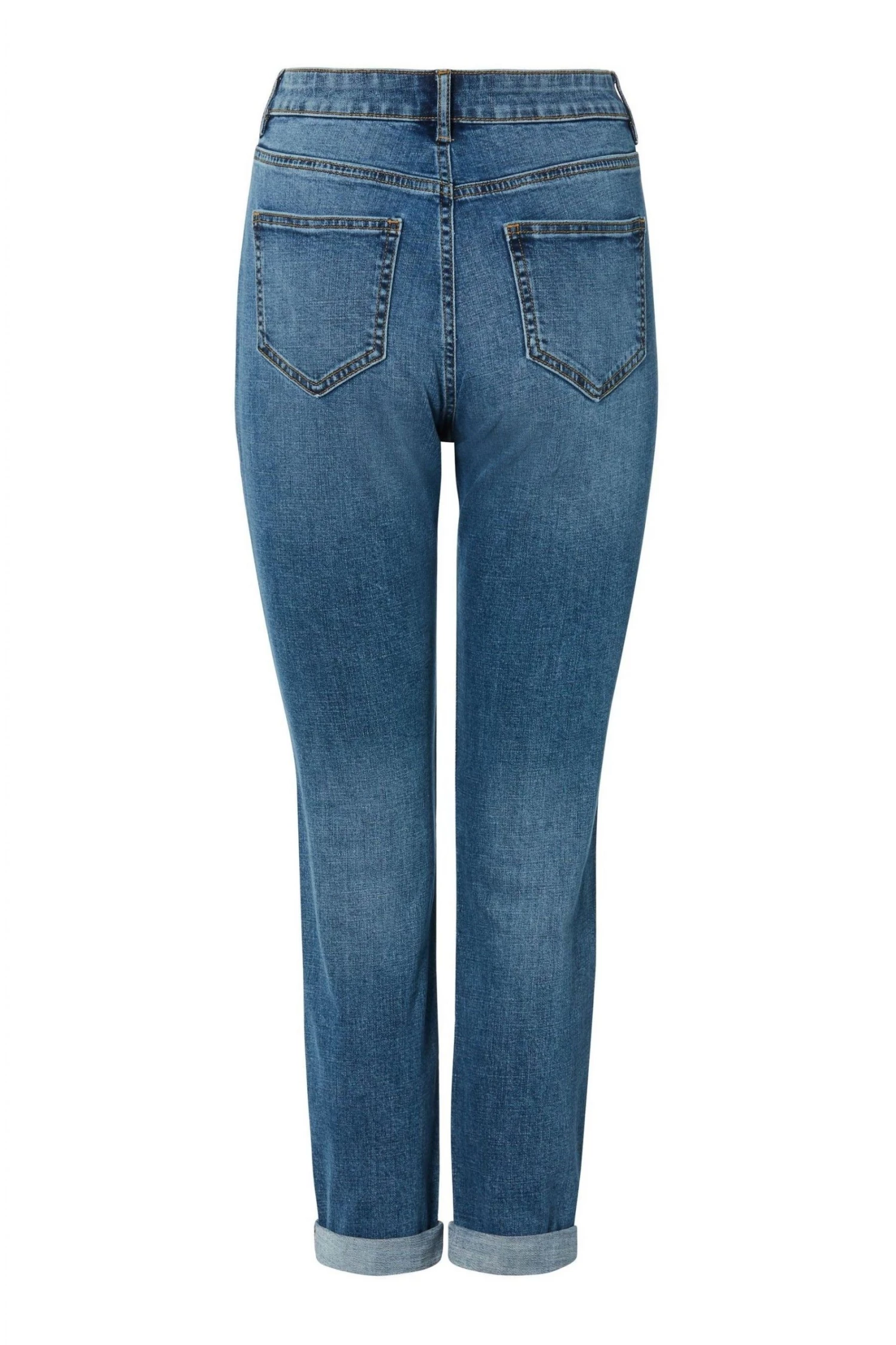 M&Co Blue Slim Leg Boyfriend Jeans 7 M&Co Blue Slim Leg Boyfriend Jeans - Image 5