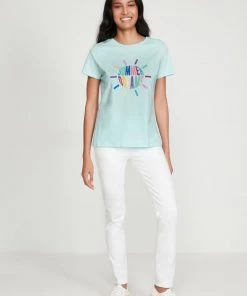 M&Co Sales Shop 15 M&Co Green Summer Dreams Logo T-Shirt